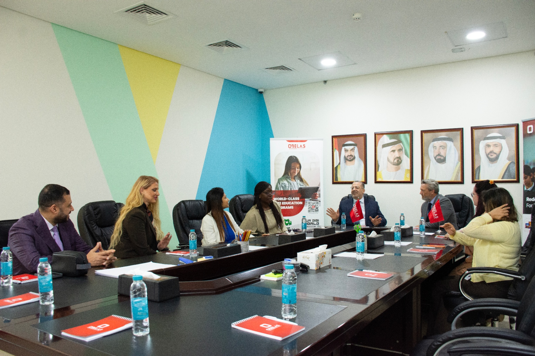 "Partnership meeting at OBELAS office"