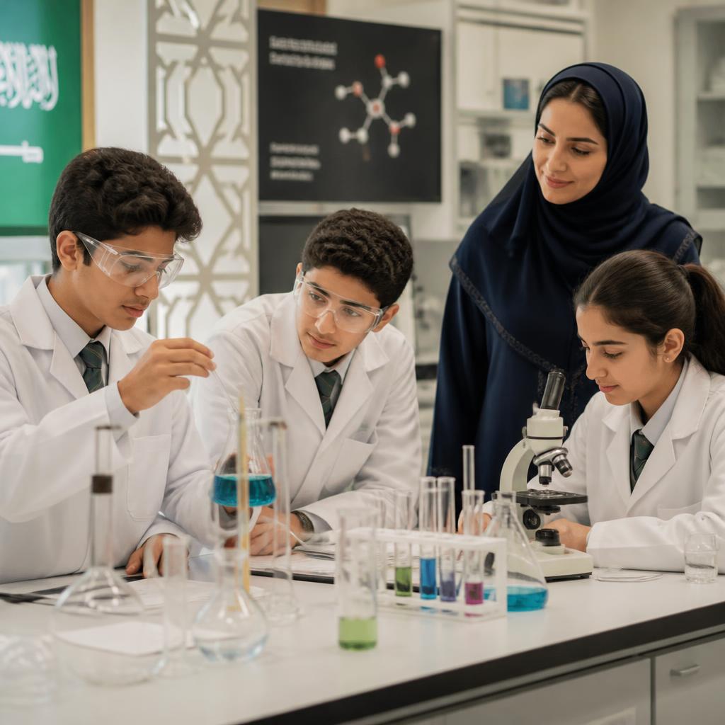 OBELAS Science in a Saudi classroom